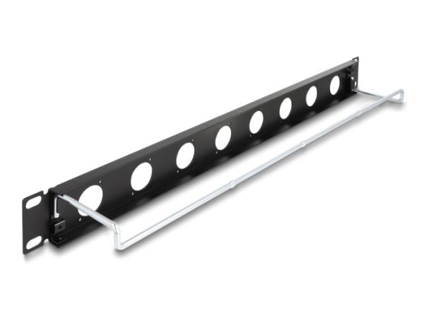 Delock 19" D-tyypin liitäntäpaneeli 8 porttia 1 U musta (67059)