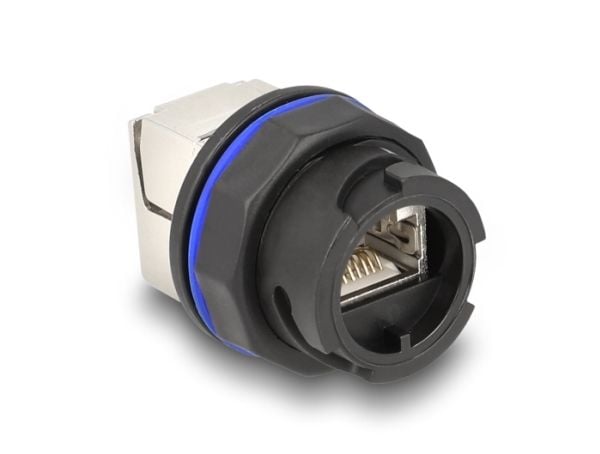 Delock - Nettverkkontakt - Field Term RJ45 (hann) til LSA - STP - CAT 6a - svart