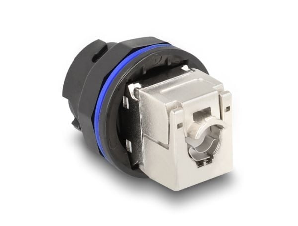 Delock - Nettverkkontakt - Field Term RJ45 (hann) til LSA - STP - CAT 6a - svart
