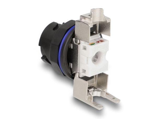 Delock - Nettverkkontakt - Field Term RJ45 (hann) til LSA - STP - CAT 6a - svart