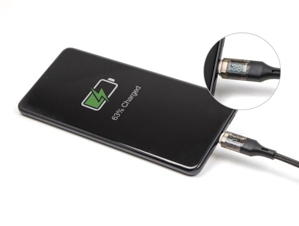 Delock - USB-kabel - 24 pin USB-C (hann) til 24 pin USB-C (hann) - USB 2.0 - 20 V - 5 A - 2 m - USB Power Delivery (100 W), støtte for Power Delive...