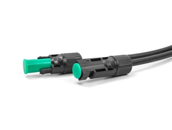 Delock - Støvdekselsett for kontakt - for solar male and female connector, silicone, 2-parts - grønn (en pakke 10)