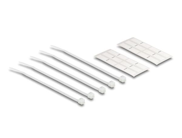 Delock - Pluggbord (blankt) - tiltable ports, with strain relief - rackmonterbar - sølv - 1U - 19" - 24 porter
