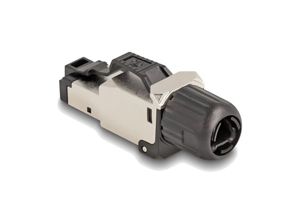 Delock - Nettverkkontakt - RJ-45 (hann) - STP - CAT 6a - uten hindringer