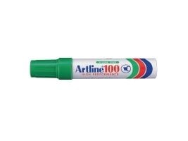 Pysyvä tussi artline 100, viisto, vihreä