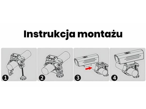 Montis sykkellykt foran Montis MT109