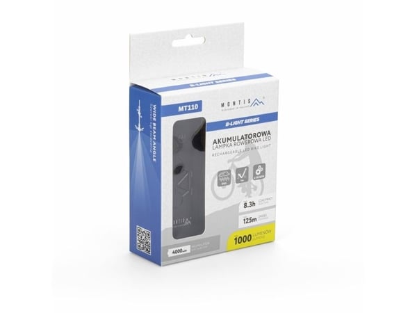Montis LED sykkellykt MT110 Forlys 1000 lm