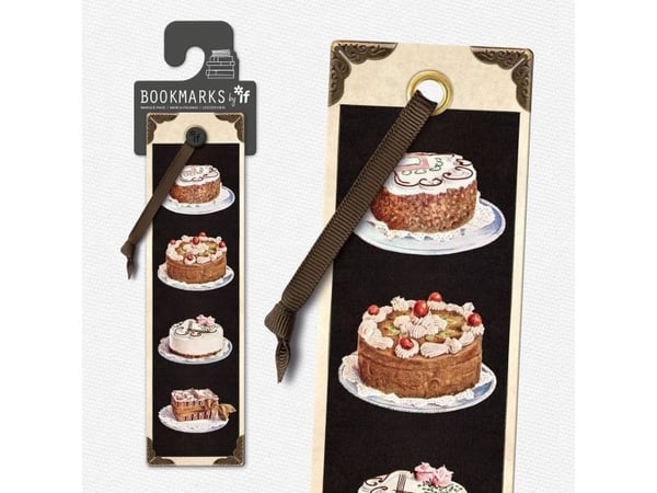 Vintage Bokmärke - Tårtor