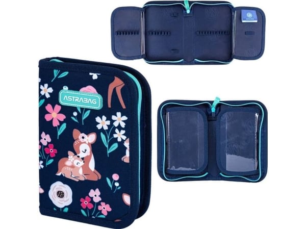 Astra pennal enkelt dobbeltklaff uten utstyr Baby Deer rådyr ASTRABAG