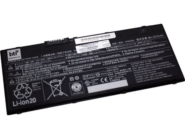 BTI - Batteri för bärbar dator (likvärdigt med: Fujitsu FPB0338S) - litiumjon - 4-cells - 3490 mAh - 50 Wh - för Fujitsu LIFEBOOK E558, P728, T937,...