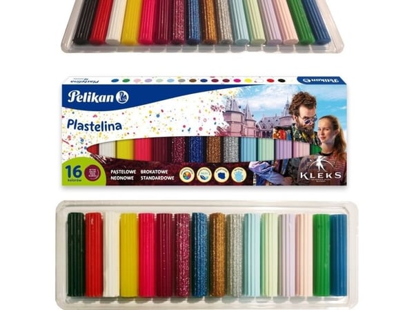 Plastilera 16 färger