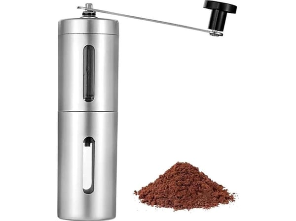 Kaffekvern ATL AG839A stål kaffekvern sølv