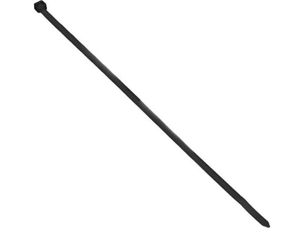 Orno kaapelinside, musta, UV-kestävä, 4,8 mm leveä, 400 mm pitkä, 100 kpl.