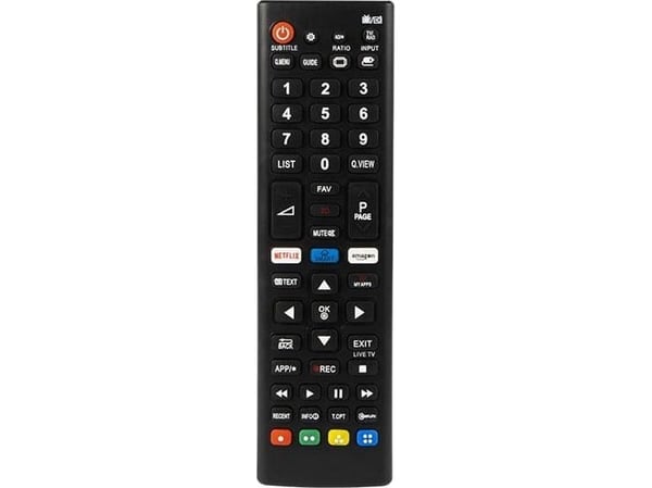 Prolech RTV fjernkontroll Universell fjernkontroll for LG-merket: TV, VCR, DVR