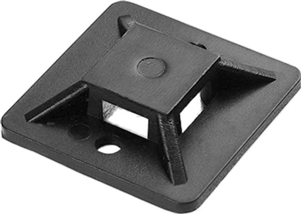 Orno kabelhållare Orno OR-AE-13203/50 självhäftande buntband 30x30 mm svart (50 st)