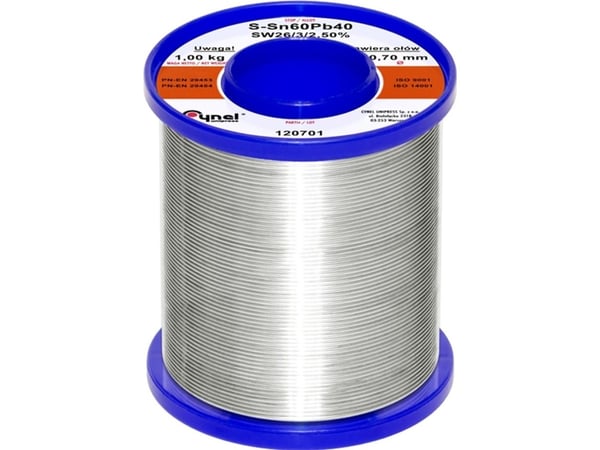 Fluksattu juote CYNEL LC60-SW26 0.70mm 1kg