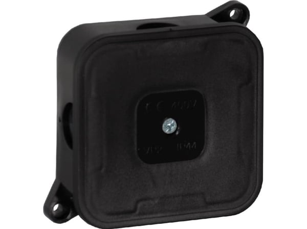 ViPlast Pintalaatikko tyhjä 4 tuloaukkoa VIPLAST VP-2 MUSTA IP44 85x85x35mm 027-05