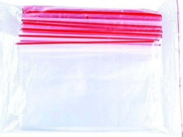 KONTORPRODUKTER Glidelåspose, LDPE, 160x220mm, 100stk, gjennomsiktig