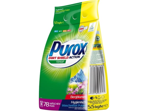 Purox universal vaskepulver 5,5 kg