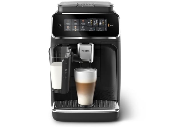 Philips 3300 series EP3341 - Automatisk kaffemaskin med melkeskummer - 15 bar - skinnende svart