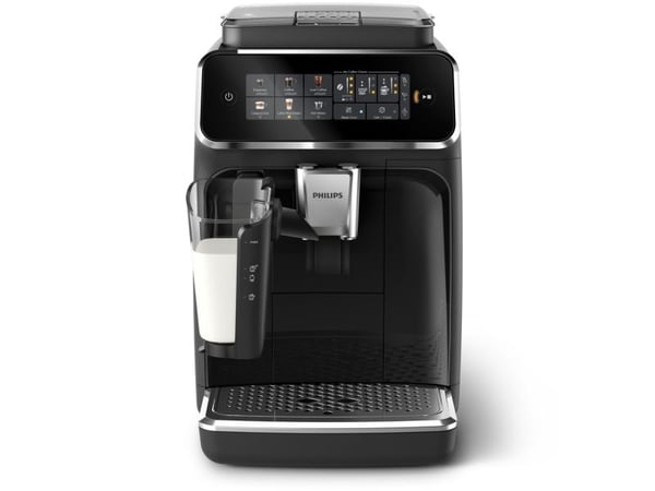 Philips 3300 series EP3341 - Automatisk kaffemaskin med melkeskummer - 15 bar - skinnende svart