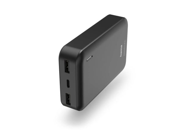 Hama 00201708, 10000 mAh, Lithium Polymer (LiPo), Antrasitt