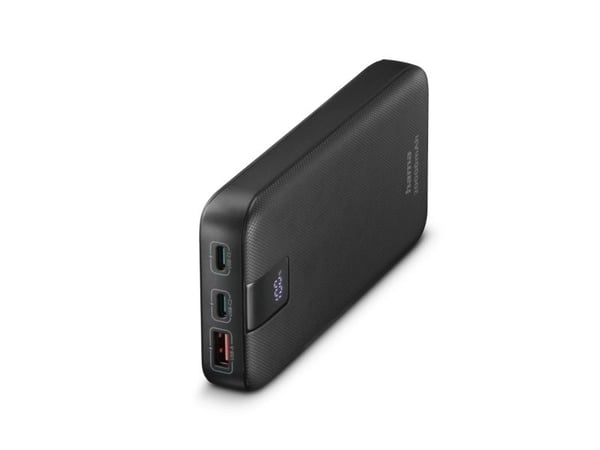 Hama 00201719, 20000 mAh, Lithium Polymer (LiPo), Quick Charge 3.0, Antrasitt
