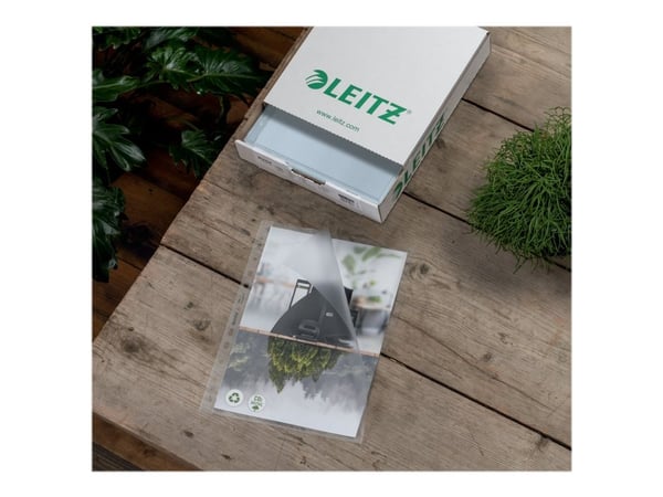 Leitz Recycle - Arkskyddare - för A4 (210 x 297 mm) - kapacitet: 25 ark - transparent - för P/N: 10040069, 46220069, 46230069, 46240069