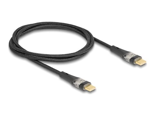 Delock - USB-kabel - 24 pin USB-C (hane) till 24 pin USB-C (hane) - USB 2.0 - 20 V - 5 A - 1 m - Stöd för Power Delivery 3.0, Snabbladdning upp til... Delock - USB-kabel - 24 pin USB-C (hane) till 24 pin USB-C (hane) - USB 2.0 - 20 V - 5 A - 1 m - Stöd för Power Delivery 3.0, Snabbladdning upp til...