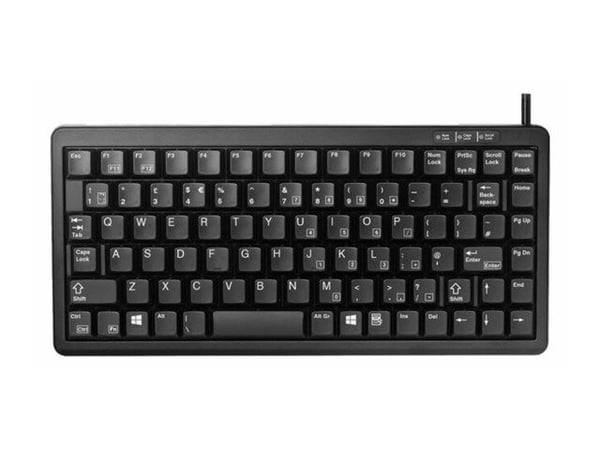 CHERRY Compact-näppäimistö G84-4100 - Näppäimistö - PS/2, USB - UK - lajittelu - lajittelu