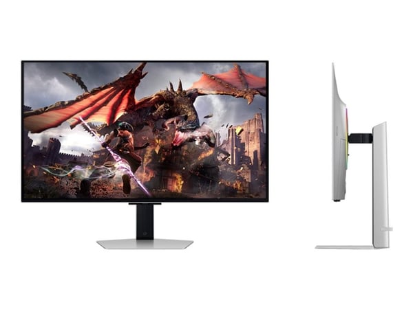 Samsung Odyssey OLED G8 S32DG800SU - OLED-skjerm - Smart - gaming - 32" - 3840 x 2160 4K @ 240 Hz - 250 cd/m² - 1000000:1 - DisplayHDR 400 True Bla...