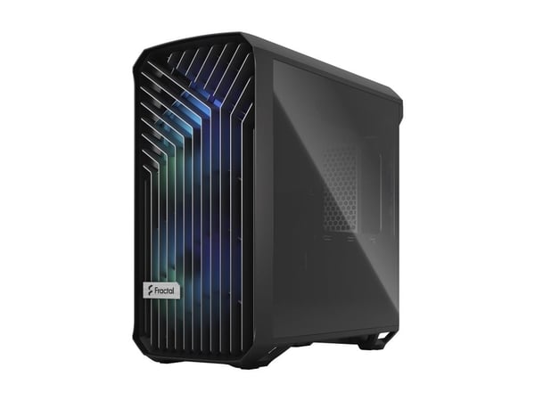 Fractal Design Torrent Compact RGB TG Light Tint - Kompakt boks - utvidet ATX (E-ATX) - ingen strømforsyning (ATX) - svart - USB/lyd Fractal Design Torrent Compact RGB TG Light Tint - Kompakt boks - utvidet ATX (E-ATX) - ingen strømforsyning (ATX) - svart - USB/lyd