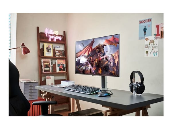 Samsung Odyssey OLED G8 S32DG800SU - OLED-skjerm - Smart - gaming - 32" - 3840 x 2160 4K @ 240 Hz - 250 cd/m² - 1000000:1 - DisplayHDR 400 True Bla...