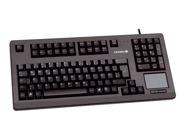CHERRY G80-11900 TouchBoard - Tastatur - USB - Storbritannia - svart