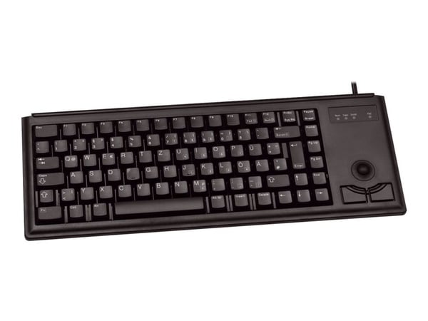 CHERRY Compact-Keyboard G84-4400 - Tastatur - USB - Engelsk - svart
