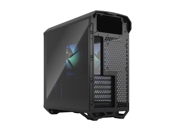 Fractal Design Torrent Compact RGB TG Light Tint - Kompakt boks - utvidet ATX (E-ATX) - ingen strømforsyning (ATX) - svart - USB/lyd