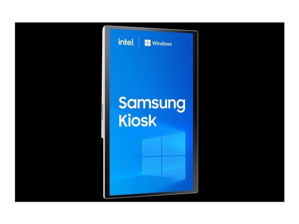 Samsung KM24C-C - Kiosk 1 x Celeron - flash 256 GB - Win 10 IoT Enterprise - monitor: LED 24" 1920 x 1080 (Full HD) @ 75 Hz berøringsskjerm