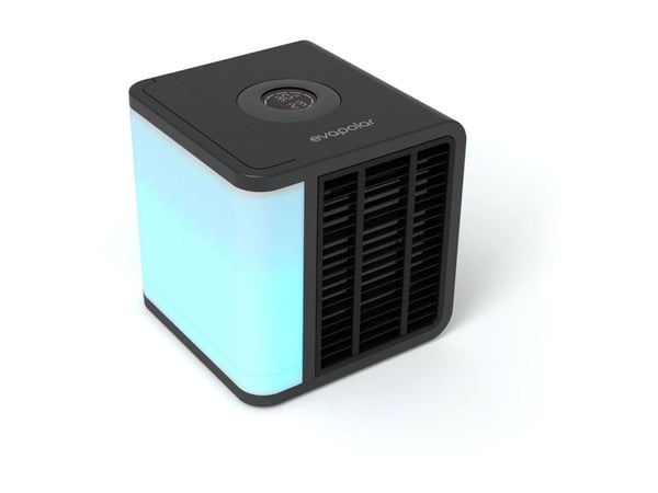 Aircooler evaLIGHT Plus sort bordmodel - personlig luftkøler