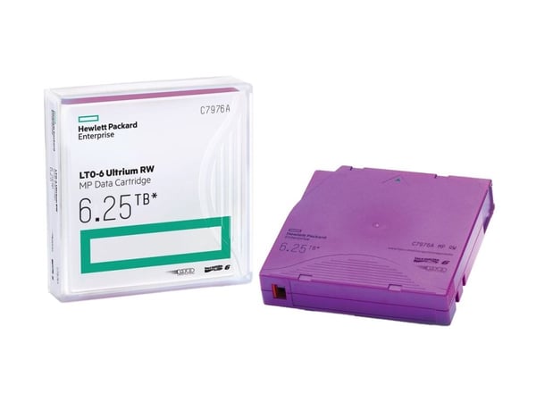 HPE RW-datakasetti - 20 x LTO Ultrium 6 - 2,5 TB / 6,25 TB - tulostintarrat - violetti - StorageWorks SAS Rack-Mount Kit; StoreEver MSL2024, MSL404...