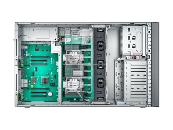 Fujitsu PRIMERGY TX2550 M7 - Server - tower toveis - 1 x Xeon Silver 4410T / inntil 4 GHz - RAM 32 GB - SATA - hot-swap 3.5" brønn(er) - uten HDD -...