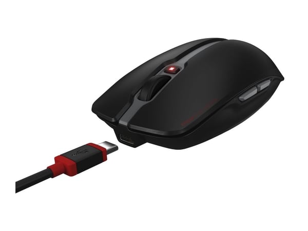 CHERRY Stream Desktop Recharge, Täysikokoinen (100 %), Langaton, Langaton RF, AZERTY, Musta, Sisältää hiiren