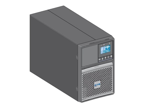 Eaton 5P 650i - Gen 2 - UPS - AC 200-240 V - 650 VA - venttiilisäätöinen lyijyhappo (VRLA) - 9 At - RS-232, USB - lähtöliittimet: 4 kpl