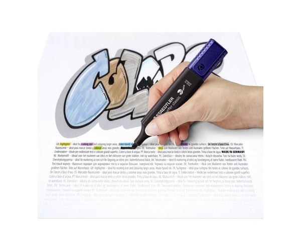 Tekstmarker Staedtler 364 black Textsurfer Classic - (10 stk.)