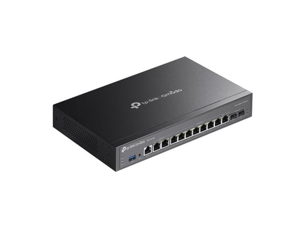 TP-Link Omada ER7412-M2, Ethernet WAN, 2.5 Gigabit Ethernet, Gigabit Ethernet, Sort