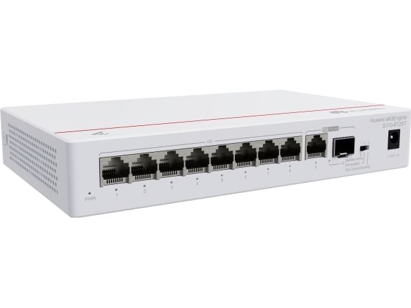 Huawei eKitEngine S110 Series S110-8T2ST - Switch - ikke-styrt - 8 x 10/100/1000 + 1 x 10/100/1000 (opplink) + 1 x Gigabit SFP (opplink) - stasjonæ...
