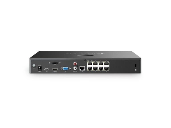 TP-Link VIGI NVR2008H-8MP, 8 kanaler, 3840 x 2160 piksler, 3840x2160, 1920x1080, 1680x1050, 1440x900, 1280x1024, 1280x720, G.711, G.711u, G.726, H....