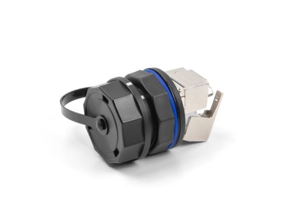 Delock - Beskyttelseshette - for RJ-45 built-in connectors, IP68 dust and waterproof - svart