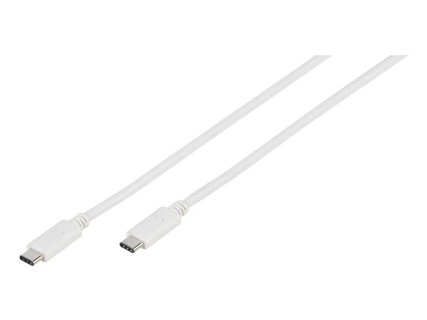 Vivanco 45354, 2 m, USB C, USB C, USB 3.2 Gen 1 (3.1 Gen 1), 5 Gbit/s, Hvit