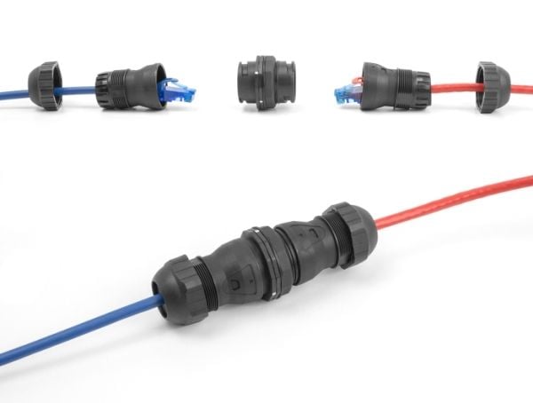 Delock - Nettverkkopler - RJ-45 (hunn) til RJ-45 (hunn) - STP - CAT 6a - stifttilordning: 1:1 - svart