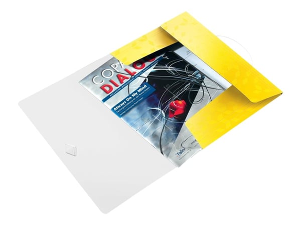 Leitz WOW - 3-fliksmappe - for A4 (210 x 297 mm) - kapasitet: 150 ark